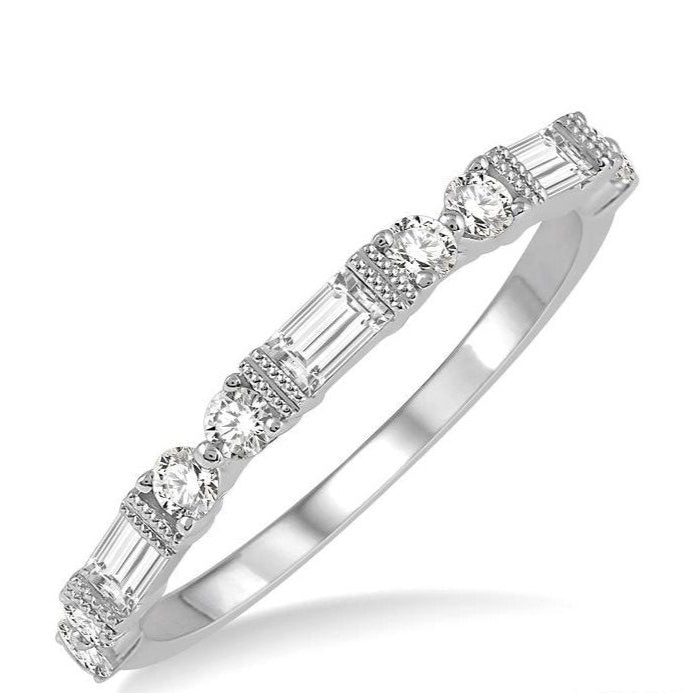 Parkplace Jewelers Stackable Baguette Diamond Fashion Band 31243PPFHWG
