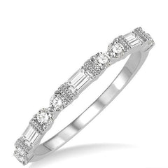 Parkplace Jewelers Stackable Baguette Diamond Fashion Band 31243PPFHWG