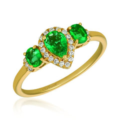 Le Vian 14K Honey Gold™ Costa Smeralda Emeralds™ 5/8 cts. Ring TRKT 36