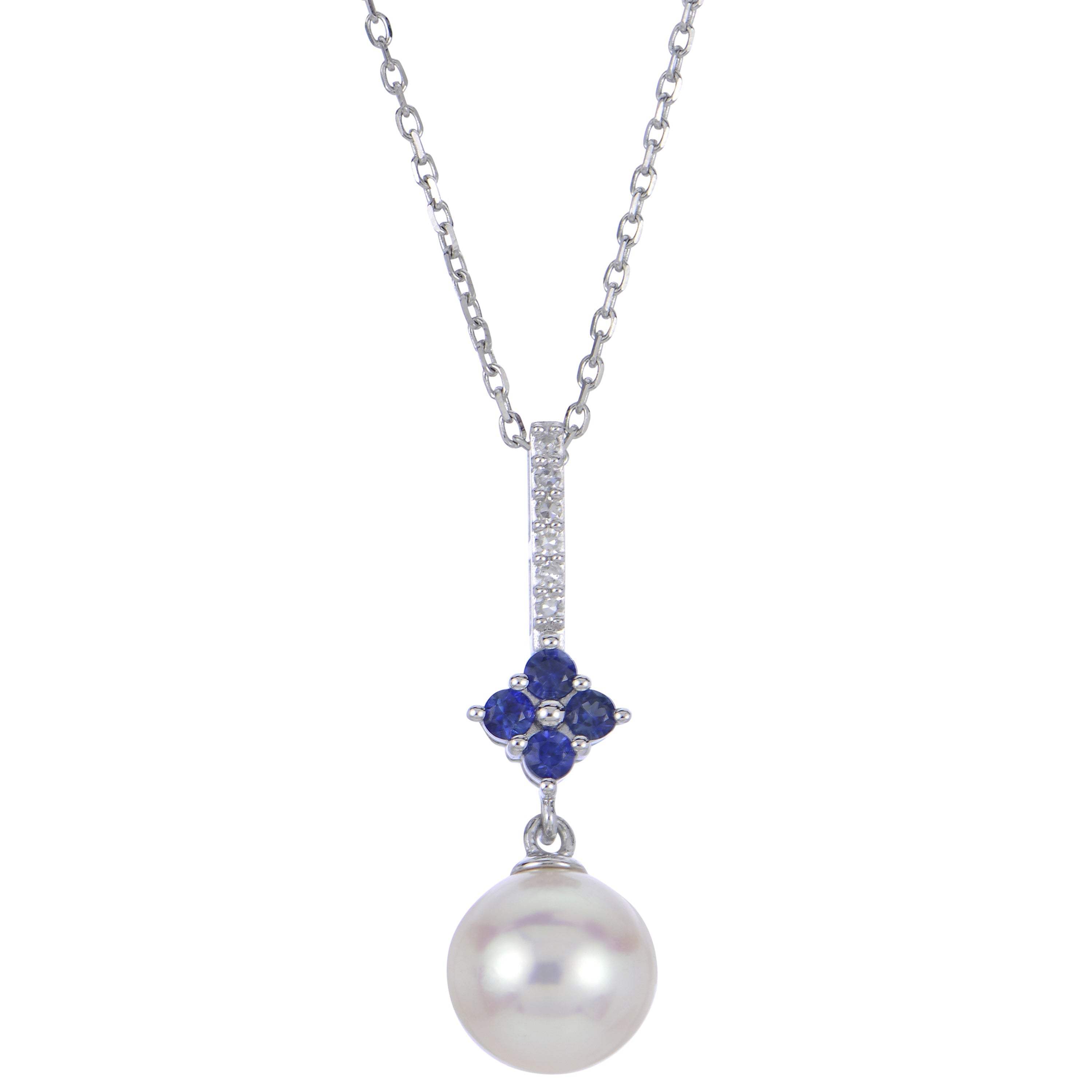 Parkplace Pearls 14KT White Gold Freshwater Pearl Pendant 982893/FWWH-AA18