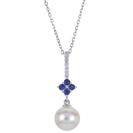 Parkplace Pearls 14KT White Gold Freshwater Pearl Pendant 982893/FWWH-AA18