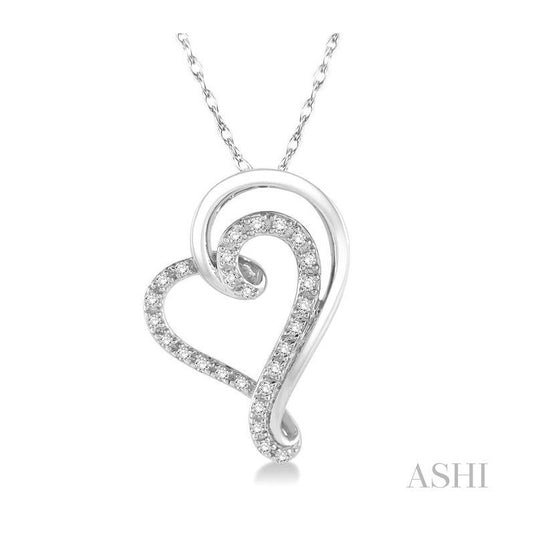 ASHI Heart Shape Diamond Fashion Pendant 93888PPTSPDWG