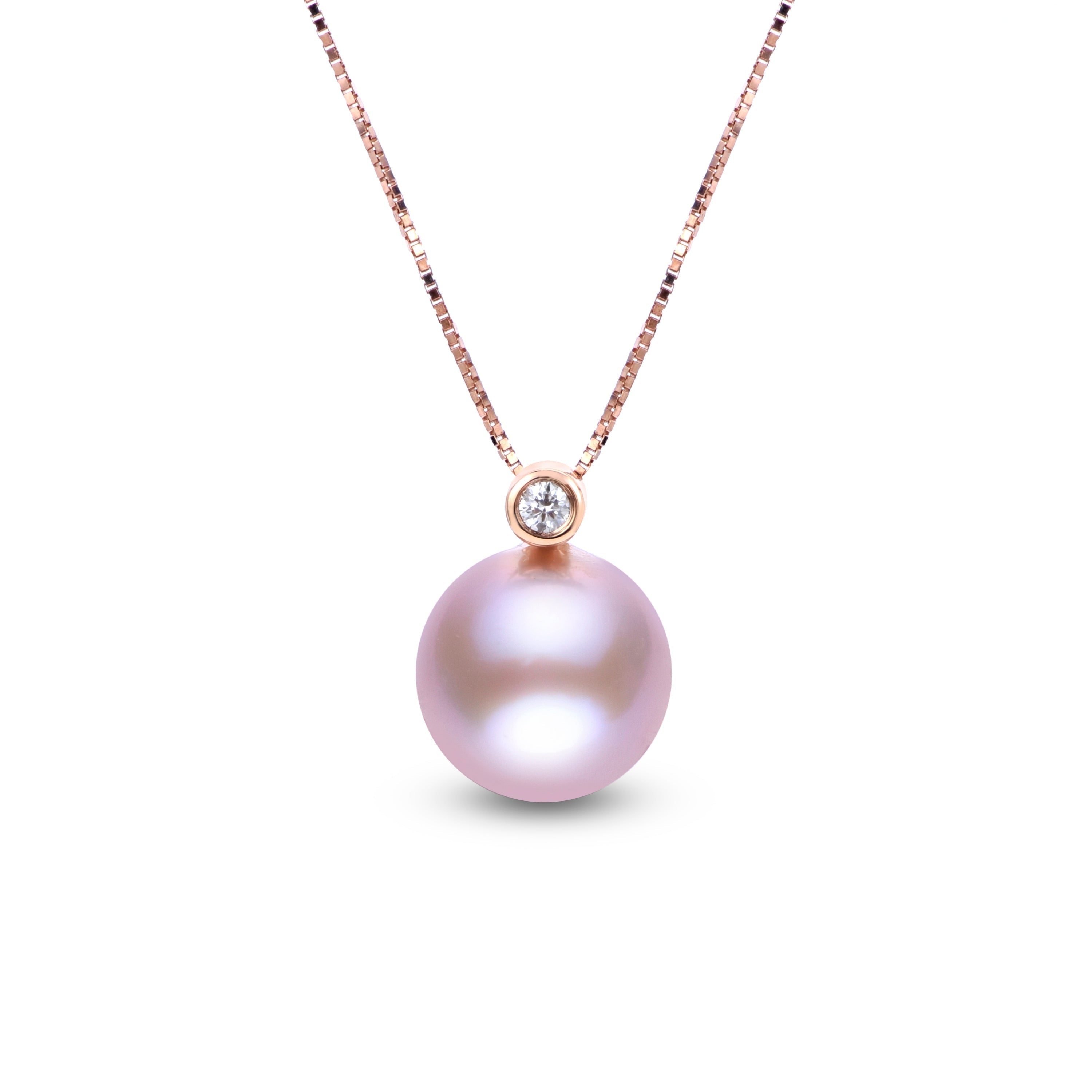 Parkplace Pearls 14KT Rose Gold Freshwater Pearl Pendant 985987/NQ18