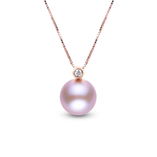 Parkplace Pearls 14KT Rose Gold Freshwater Pearl Pendant 985987/NQ18