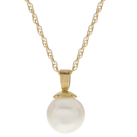 Parkplace Pearls 14KT Yellow Gold Akoya Pearl Pendant 986174/A