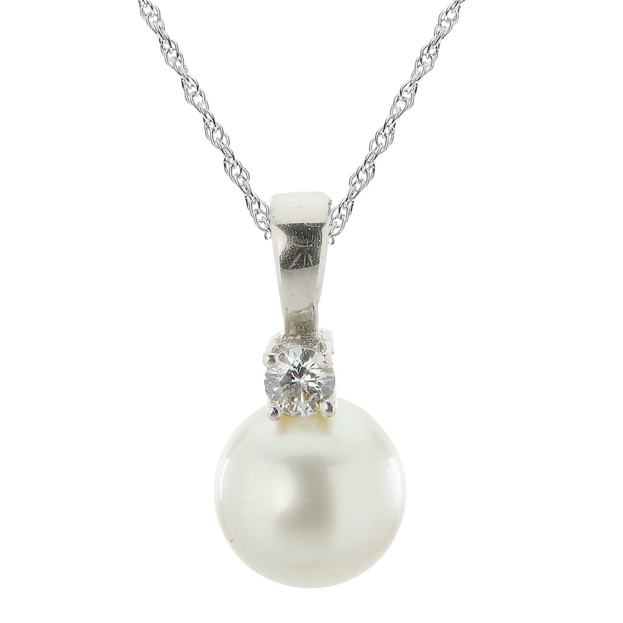 Parkplace Pearls 14KT White Gold Freshwater Pearl Pendant 986273/WH18