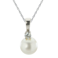 Parkplace Pearls 14KT White Gold Freshwater Pearl Pendant 986273/WH18
