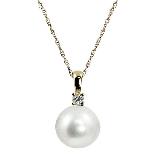 Parkplace Pearls 14KT Yellow Gold Freshwater Pearl Pendant 986274/18