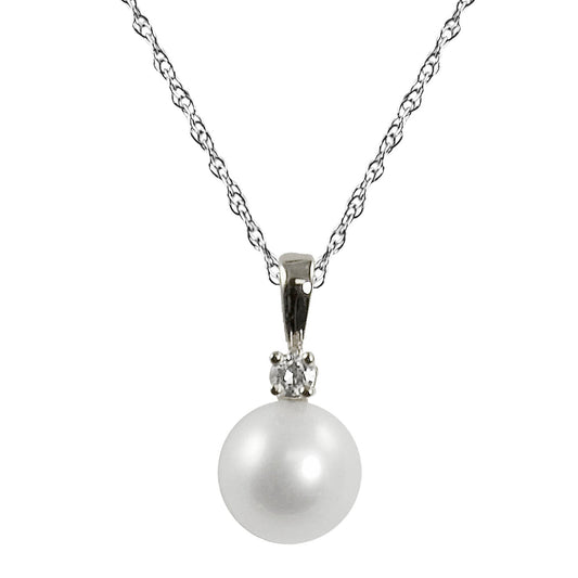 Parkplace Pearls 14KT White Gold Freshwater Pearl Pendant 986275/WH18