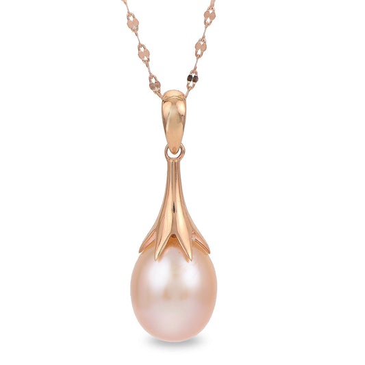 Parkplace Pearls 14KT Rose Gold Freshwater Pearl Pendant 986788/RG-NQ18