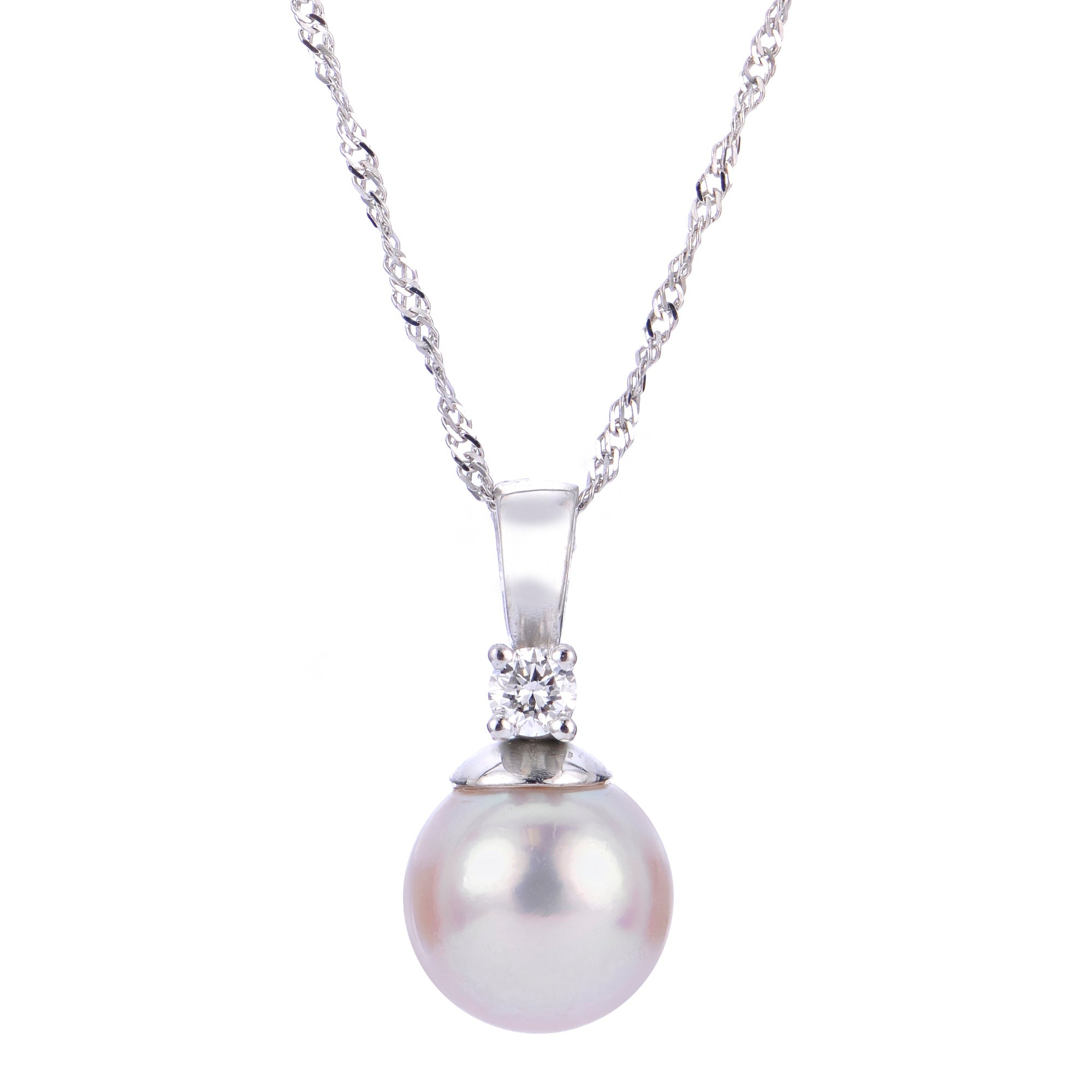 Imperial Partners 14KT White Gold Akoya Pearl Pendant 987110/AWH18