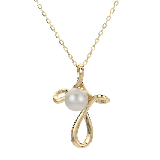 Parkplace Pearls 14KT Yellow Gold Freshwater Pearl Pendant 987885/18