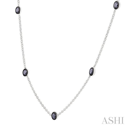 ASHI Diamond Station Necklace 987S1PPFKNKWG