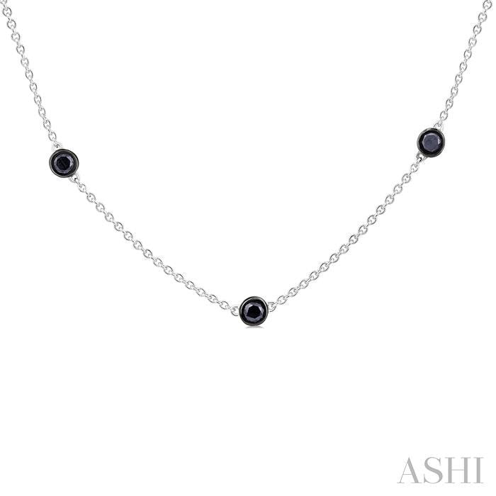 ASHI Diamond Station Necklace 987S1PPFKNKWG