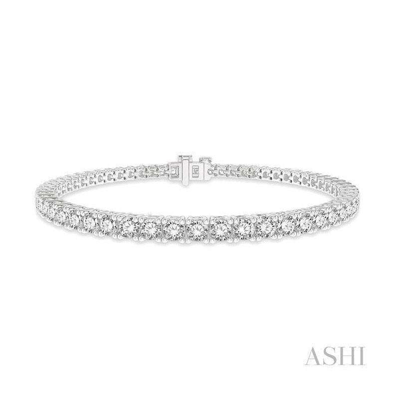 ASHI Diamond Tennis Bracelet 73375PPFGWG