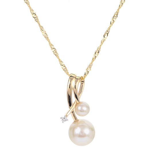 Parkplace Pearls 14KT Yellow Gold Freshwater Pearl Pendant 989653/FW18