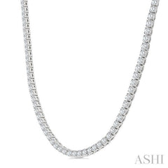 ASHI Diamond Tennis Necklace 989ZMPPFGNKWG-20