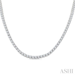 ASHI Diamond Tennis Necklace 989ZMPPFGNKWG-20
