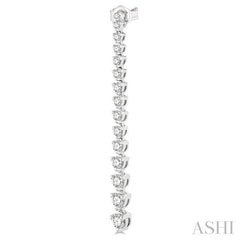 ASHI Riviera Diamond Long Earrings 992J0PPFGERWG-2.00