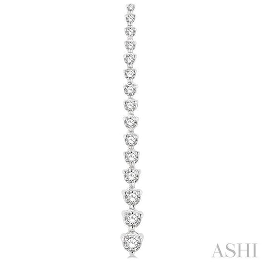 ASHI Riviera Diamond Long Earrings 992J0PPFGERWG-2.00