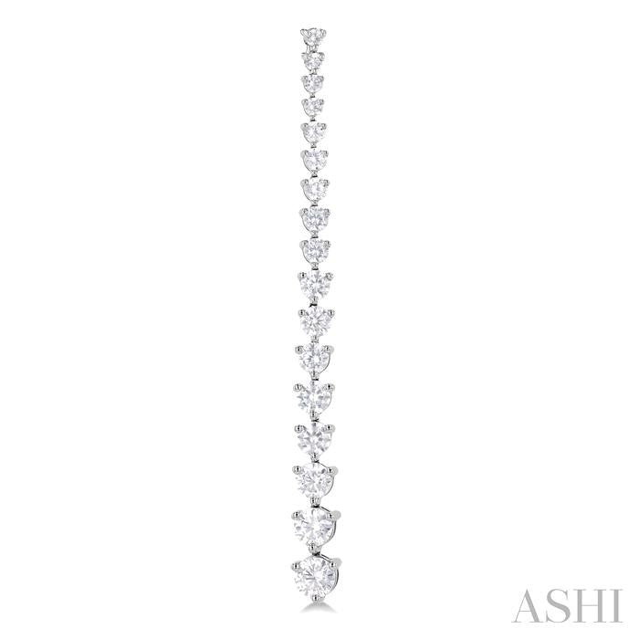 ASHI Riviera Diamond Long Earrings 992J0PPFGERWG-3.00