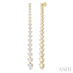 ASHI Riviera Diamond Long Earrings 992J0PPFGERYG-3.00