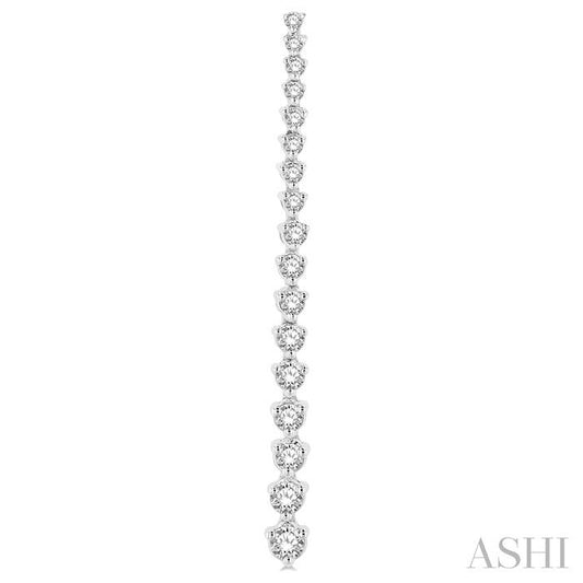ASHI Riviera Diamond Long Earrings 992J1PPFGERWG