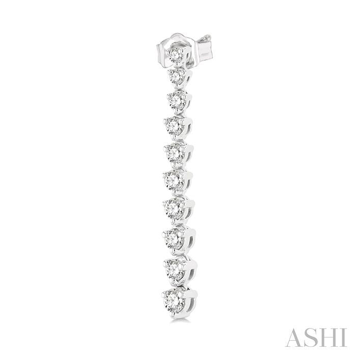 ASHI Riviera Diamond Long Earrings 992J3PPFGERWG
