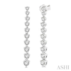 ASHI Riviera Diamond Long Earrings 992J3PPFGERWG