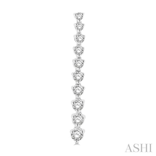 ASHI Riviera Diamond Long Earrings 992J3PPFGERWG