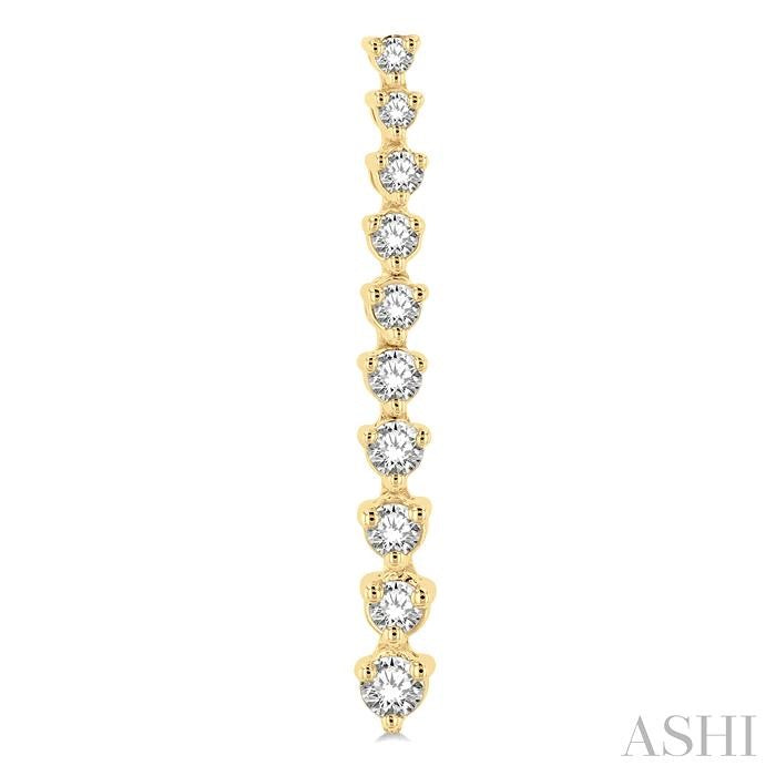 ASHI Riviera Diamond Long Earrings 992J3PPFGERYG