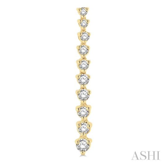 ASHI Riviera Diamond Long Earrings 992J3PPFGERYG