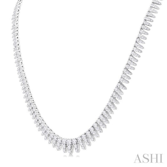 ASHI Waterfall Diamond Necklace 992V5PPFGNKWG