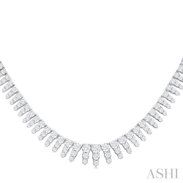 ASHI Waterfall Diamond Necklace 992V5PPFGNKWG