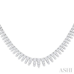 ASHI Waterfall Diamond Necklace 992V5PPFGNKWG