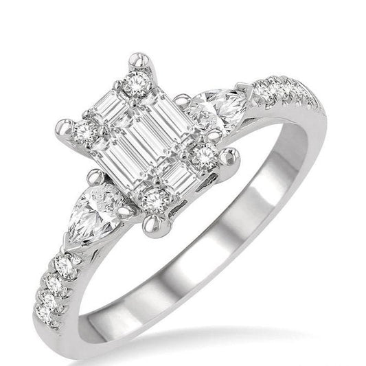 Parkplace Jewelers Fusion Diamond Engagement Ring 117D2PPFGWG