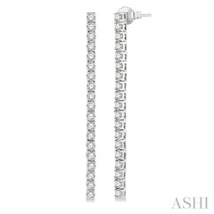 ASHI Diamond Tennis Long Earrings 993J0PPFGERWG-2.00
