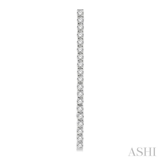 ASHI Diamond Tennis Long Earrings 993J0PPFGERWG-2.00
