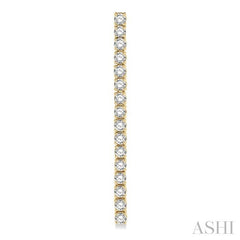 ASHI Diamond Tennis Long Earrings 993J0PPFGERYG-3.00