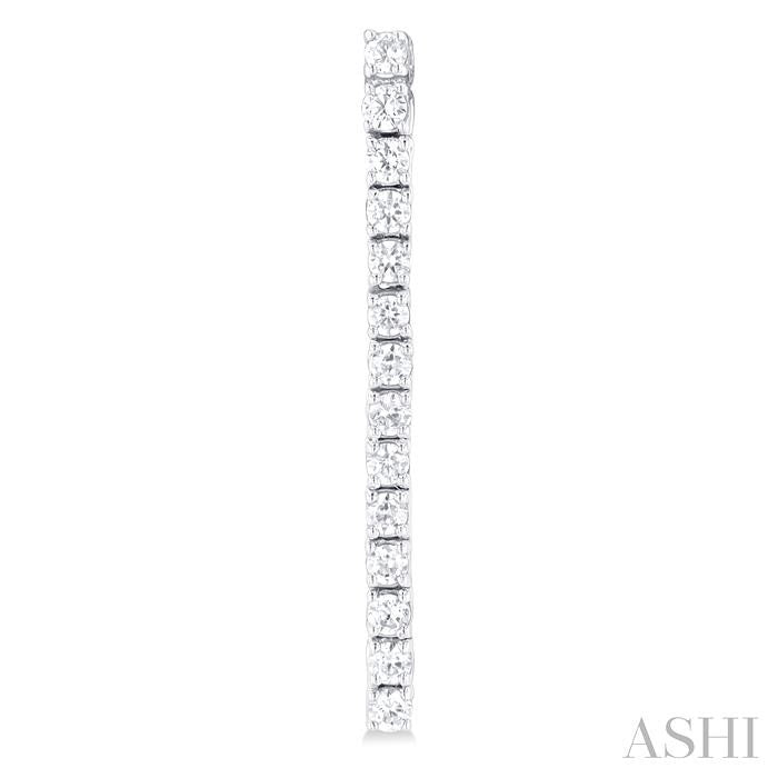 ASHI Diamond Tennis Long Earrings 993J3PPFGERWG