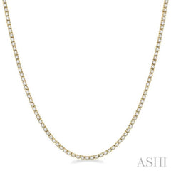 ASHI Diamond Tennis Necklace 993J3PPFGNKYG