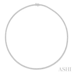 ASHI Diamond Tennis Necklace 993J7PPFGNKWG