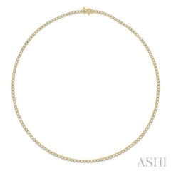 ASHI Diamond Tennis Necklace 993J7PPFGNKYG