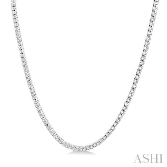 ASHI Diamond Tennis Necklace 993JMPPFGNKWG-10