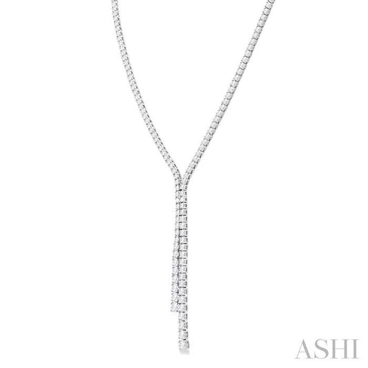 ASHI Diamond Lariat Y Necklace 993V5PPFGNKWG