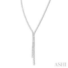 ASHI Diamond Lariat Y Necklace 993V5PPFGNKWG