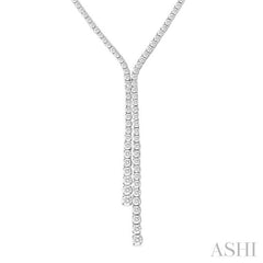 ASHI Diamond Lariat Y Necklace 993V5PPFGNKWG