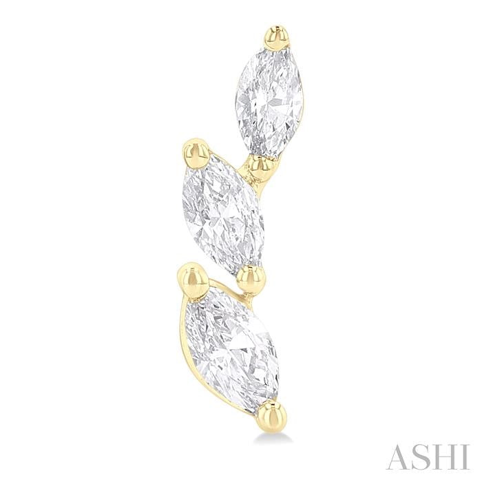 ASHI Marquise Shape Diamond Fashion Ear Climbers 993Z5PPFGERYG