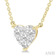 ASHI Heart Shape Lovebright Essential Diamond Pendant 9941HPPFGNKYW