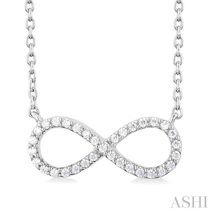 ASHI Infinity Petite Diamond Fashion Pendant 994J0PPFSNKWG